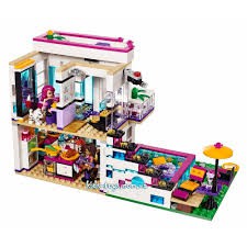 Lắp ráp xếp hình Lego Bela 10498 Lele 37035 Friends 41135 NO.ZB9985: Căn Nhà Của Ngôi Sao Nhạc Pop Livi