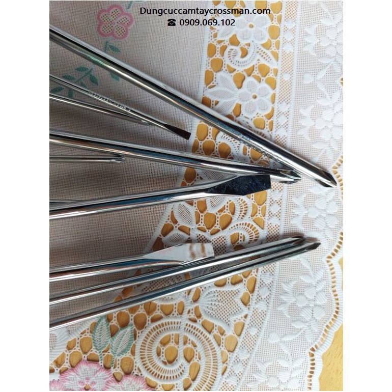 Tua vít bake, dẹp Crossman cán sọc cao cấp