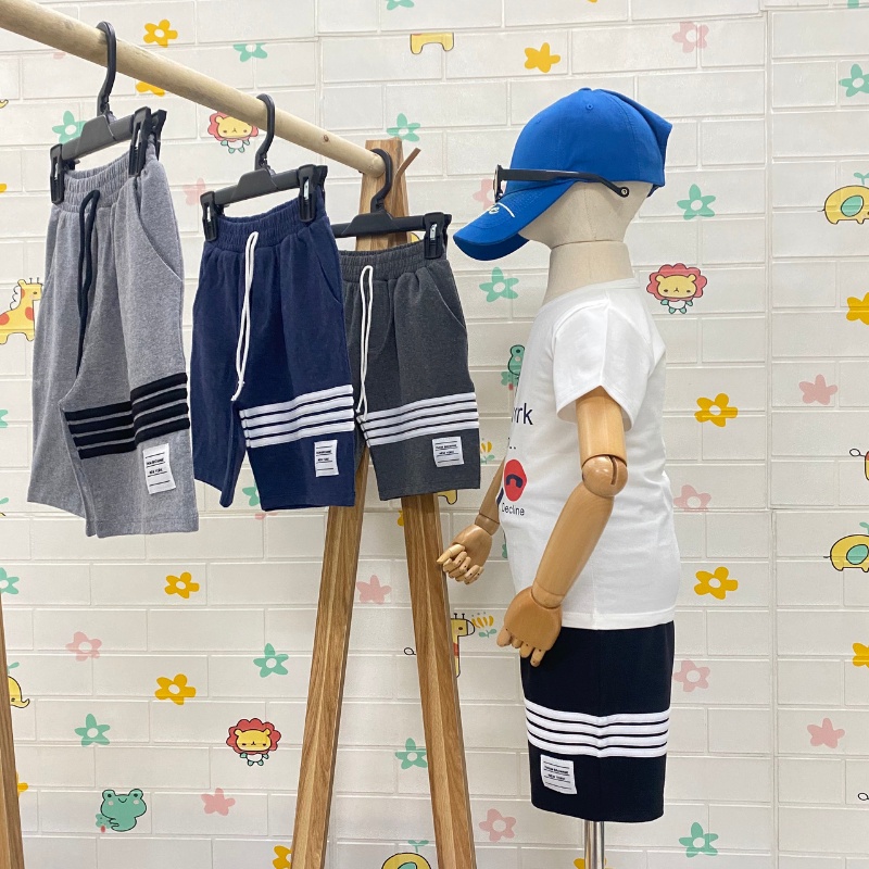 Quần đùi kẻ sọc 100% Cotton ⚡SIÊU ĐẸP ⚡cho bé trai và bé gái 18-45Kg