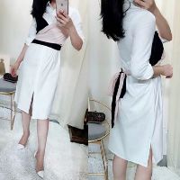 (Thanh lý nghỉ bán) Váy sơ mi trắng Yuki