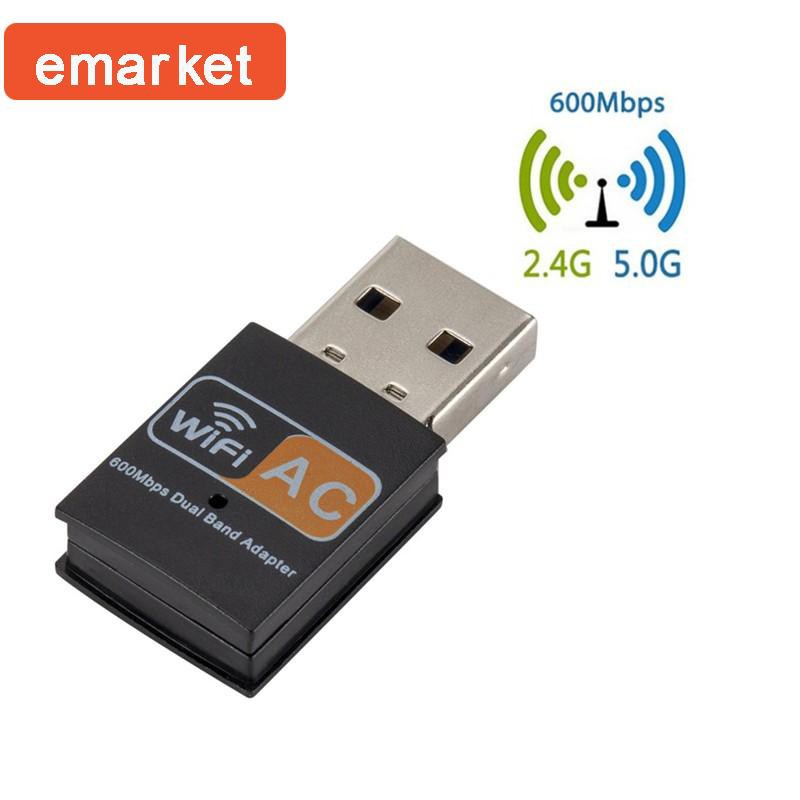 Usb Thu Sóng Wifi 600mbps 2.4g / 5g Ac600M