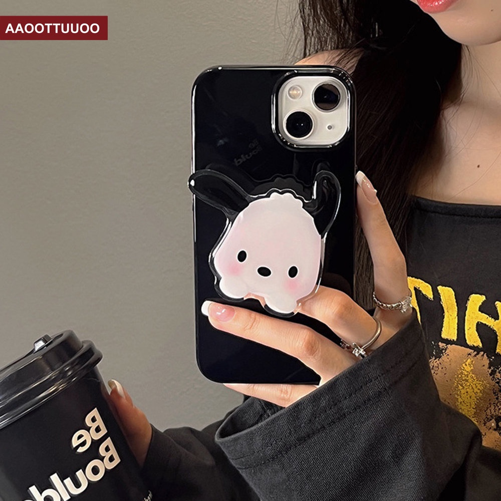 Giá Đỡ Điện Thoại Sanrio Pacha Màu Trắng Hình Con Chó