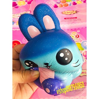 SQUISHY THỎ 2 TAI GALAXY