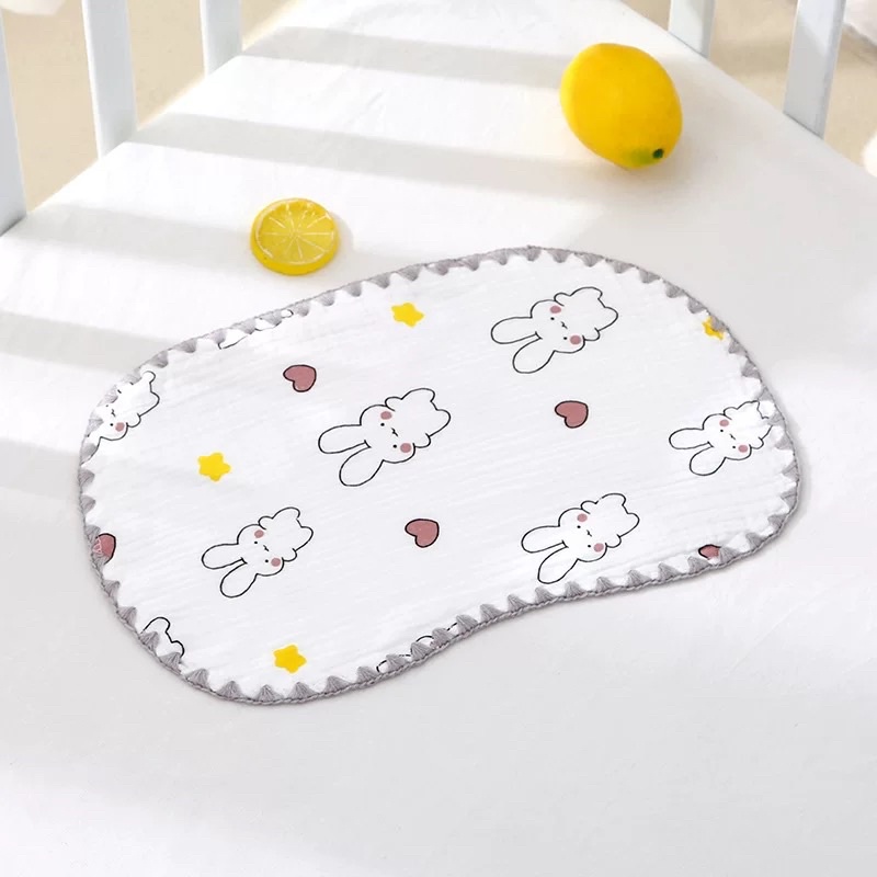 Booboo Baby - Gối Xô Sơ Sinh,Gối Xô Sợi Tre Mềm Mịn 10 Lớp Cao Cấp Thấm Hút Mồ Hôi Cho Bé Sơ Sinh