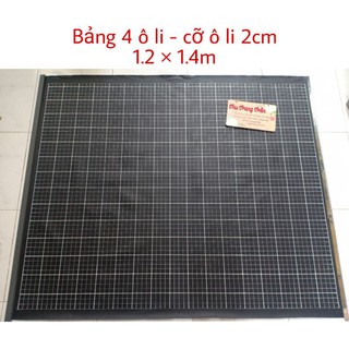 ⚡Bảng theo yêu cầu 4 ô li - cỡ ô li 2cm/2.5cm -1.2×1.4m - Ko nẹp