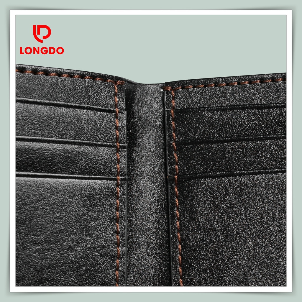 Ví da nam dáng đứng - Cam kết 100% da bò thật - Sản phẩm chính hãng - BD01