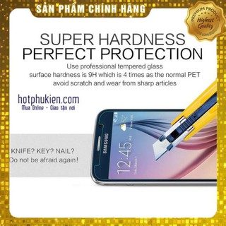 Miếng dán kính cường lực cao cấp cho Samsung Galaxy S6 chính hãng Nillkin độ cứng 9H Tặng kèm miếng dán mặt lưng
