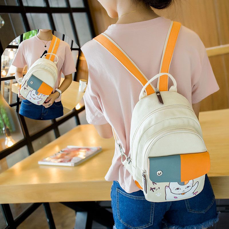 Anime Manga Natsume Yuujinchou Backpack Canvas Shoulders Bag