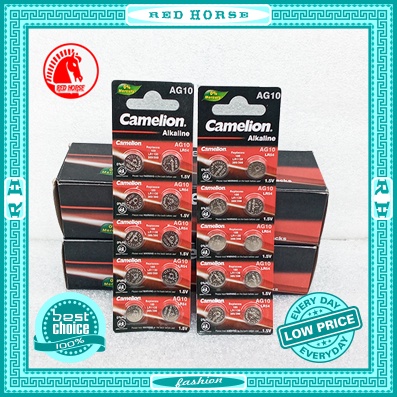Pin AG10 / LR54 /LR1130 /389/SR54W CAMELION dùng cho máy trợ thính máy tính Casio 10 viên/ vỉ
