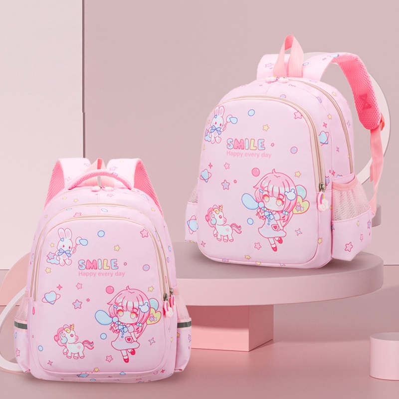 Ba Lô Công Chúa Họa Tiết Hoạt Hình Phong Cách Phương Tây Mới Cho Bé Gái