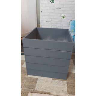 Chậu nhựa composite siêu bền vuông 40x40x40- HomeViệt