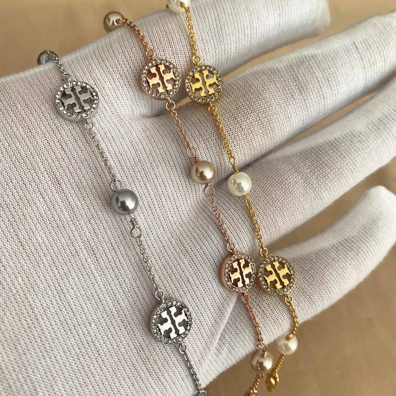 Vòng tay tory burch TB phối màu sang trọng