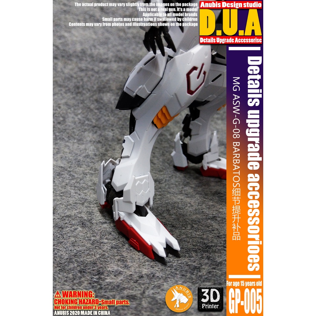 Phụ kiện mod ANUBIS - Chi tiết nhựa mô hình in 3D cho MG 1/100 IBO BARBATOS