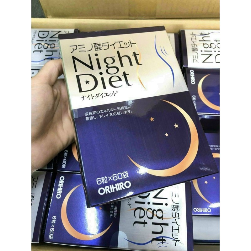 VIÊN UỐNG GIẢM CÂN ĐÊM ORIHIRO NIGHT DIET 60 GÓI