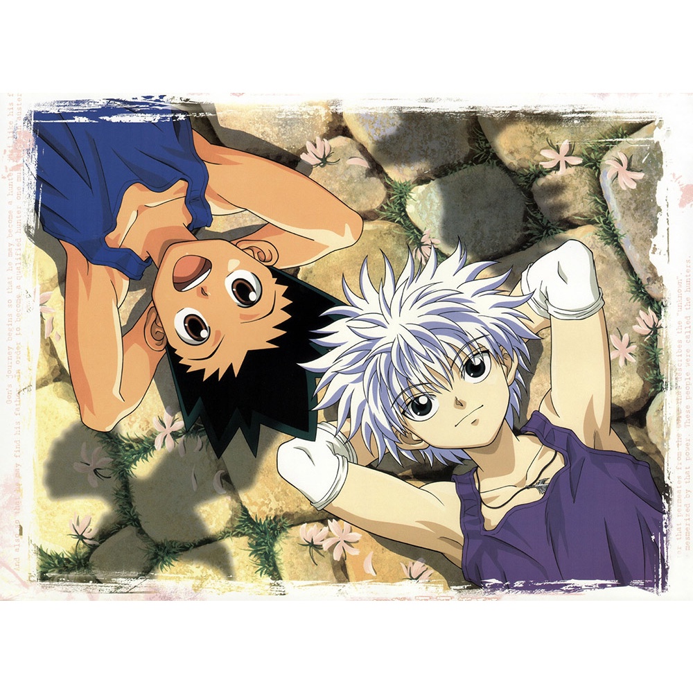 Poster A3 dán tường Anime, decal 30x42 trang trí có keo Hunter x Hunter Wallpapers 1