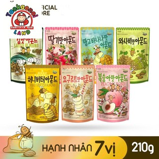 HOT 8 Vị Tùy Chọn Hạnh Nhân Tẩm Hương Vị Tom's Farm - Gói 210g [Bach Hoa Thailand]