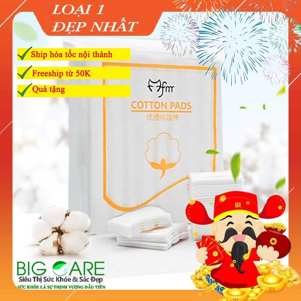 [SỐ 1] Bông Tẩy Trang Jieya 222 miếng Bông Cotton Pands Siêu Dai Không Xù Thấm Hút Tốt Cotton 100% Đa Năng Tiết Kiệm