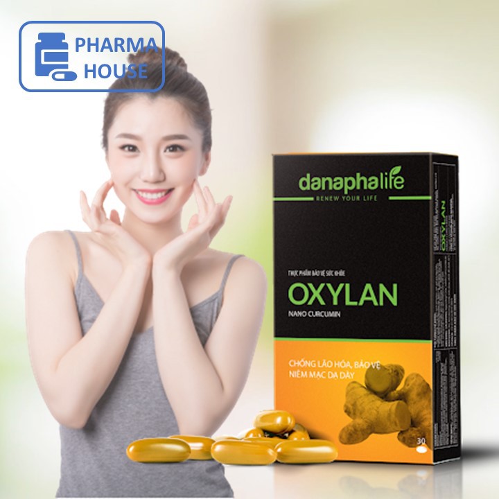 OXYLAN Danaphalife - Viên nghệ Curcumin nano - Hộp 30 viên