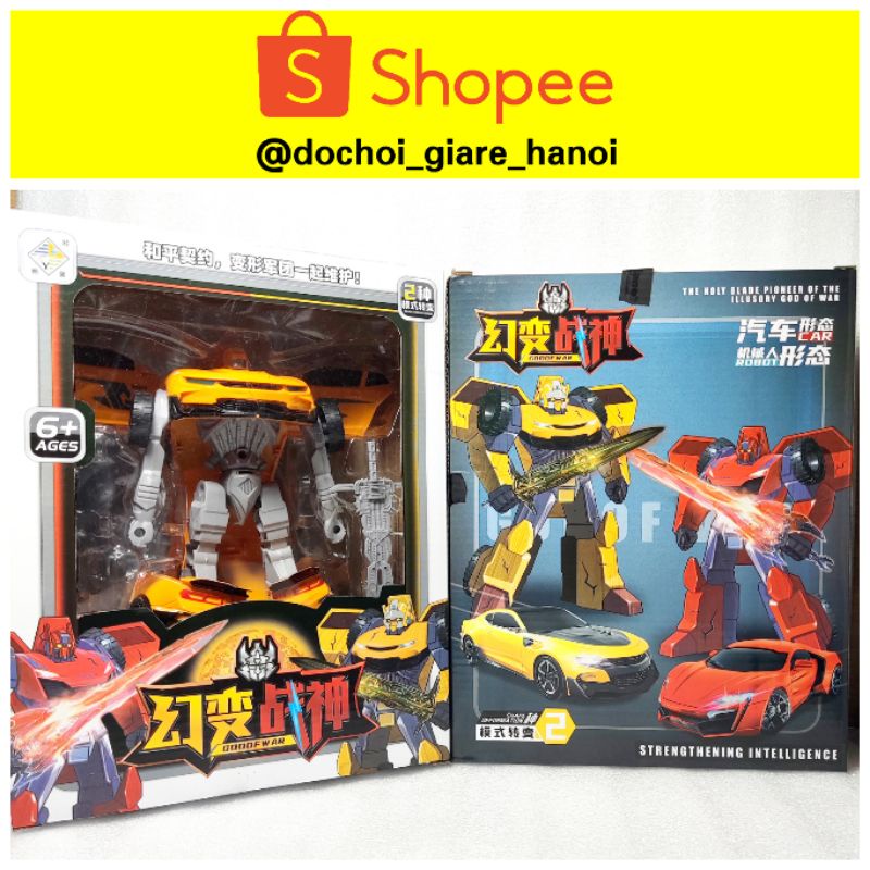 Siêu nhân Robot đồ chơi biến hình 2in1 từ Robot sang ô tô và ngược lại
