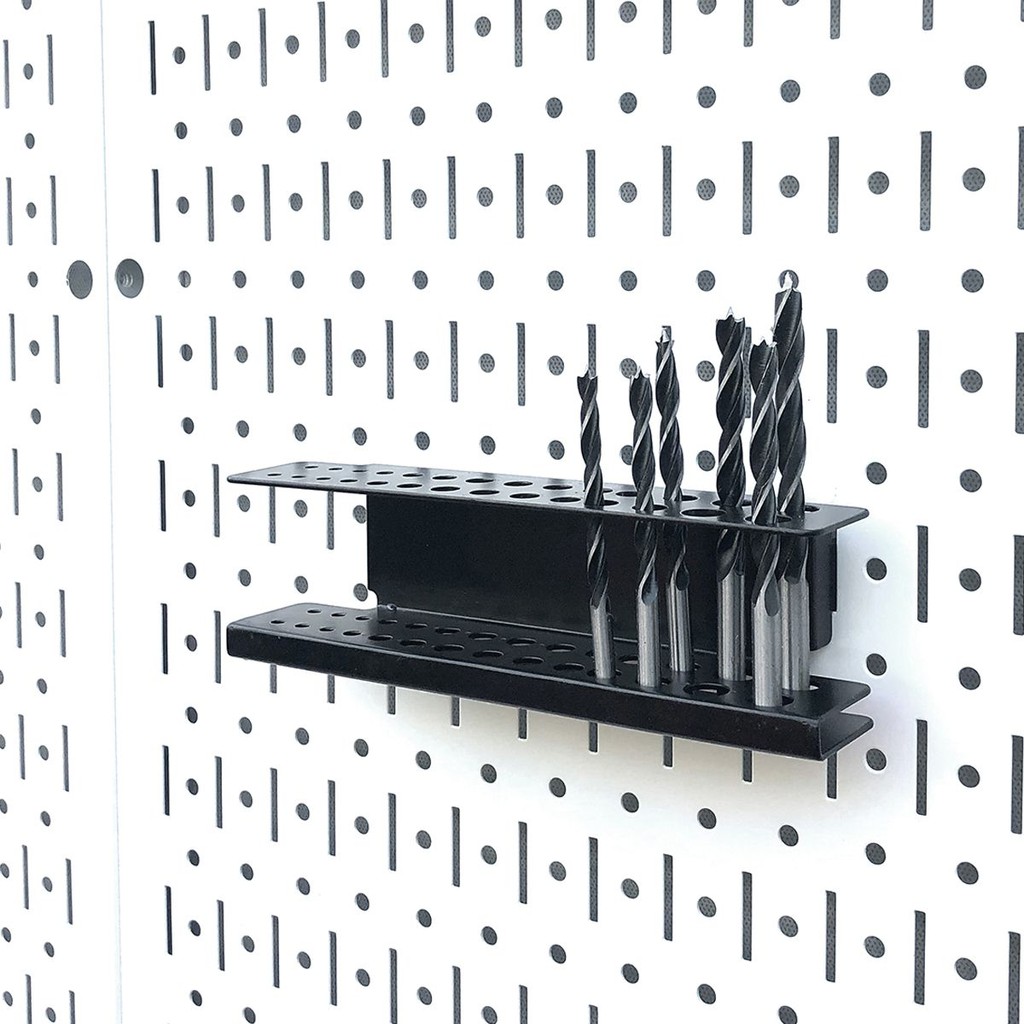 Giá mũi khoan Pegboard SMLIFE thép sơn tĩnh điện hiện đại - Phụ kiện móc treo dụng cụ Pegboard