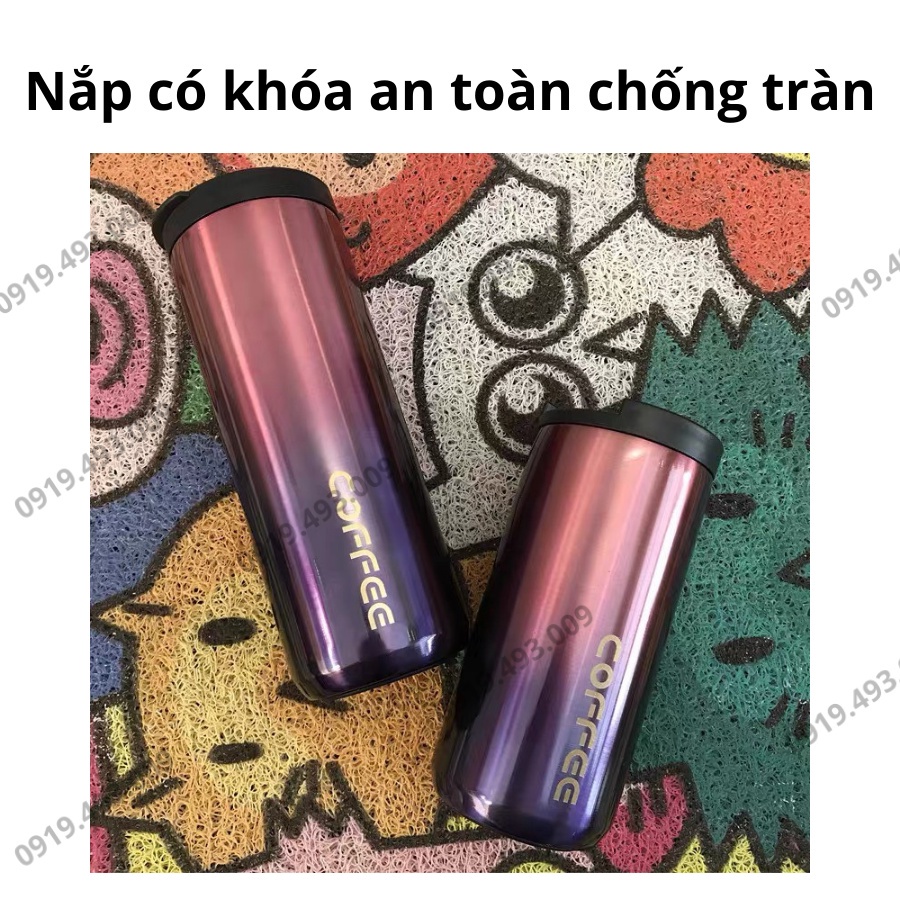 Bình giữ nhiệt, Ly giữ nhiệt Cao Cấp inox 304 Dung Tích 510ml