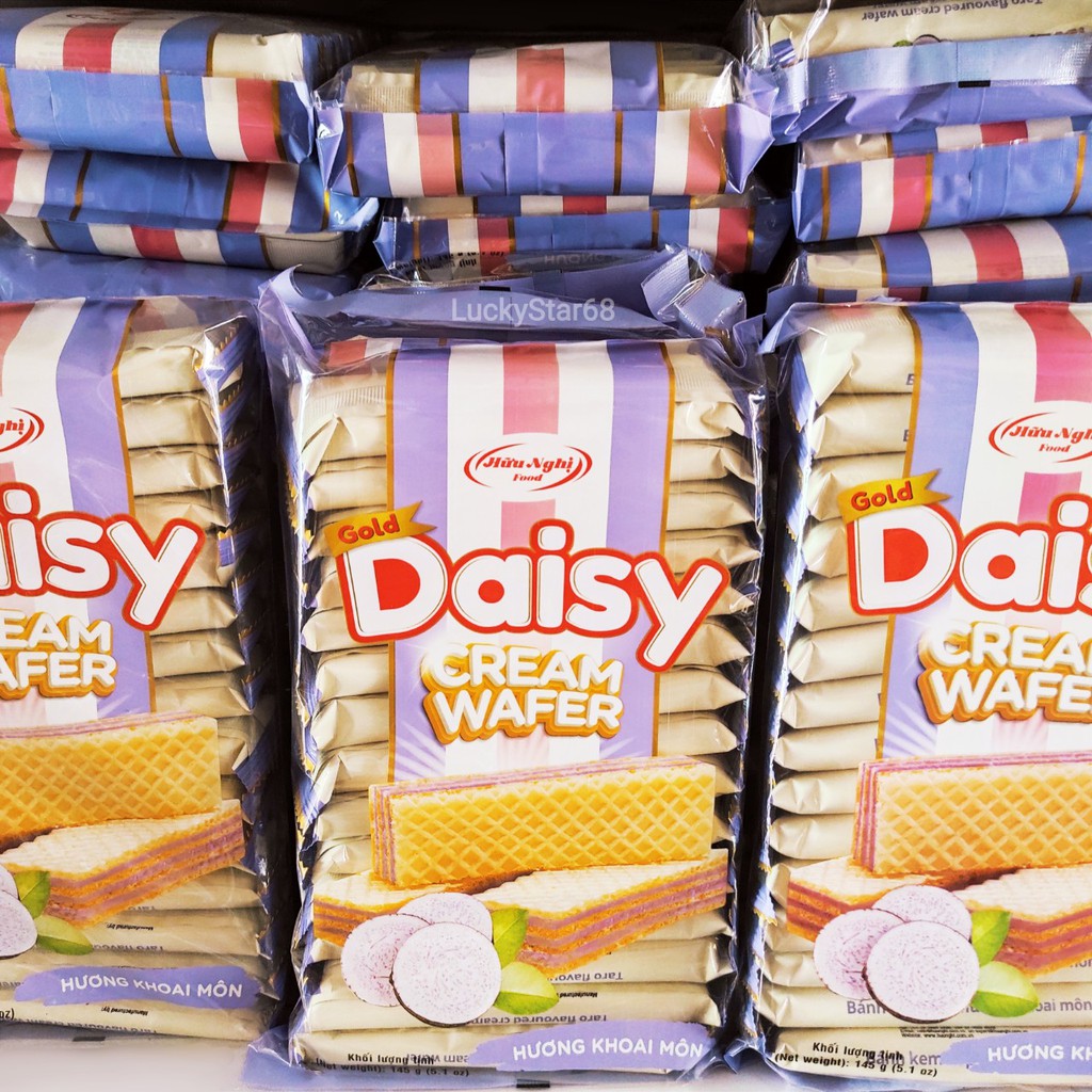 BÁNH KEM XỐP GOLD DAISY KHOAI MÔN 145G - HỮU NGHỊ FOOD | BigBuy360 - bigbuy360.vn