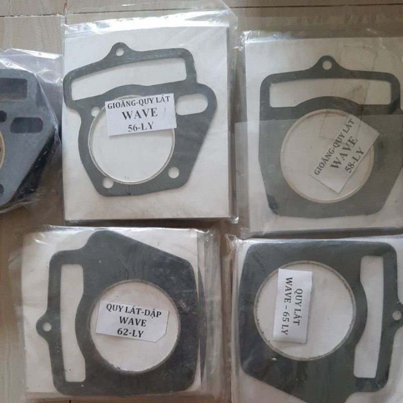 Gioăng quy lát dập đen xe wave 54-56-58-62-65