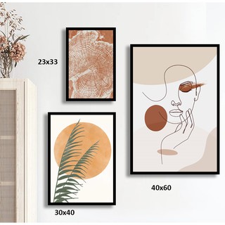 Bộ 3 tranh size lớn BOHO hiện đại