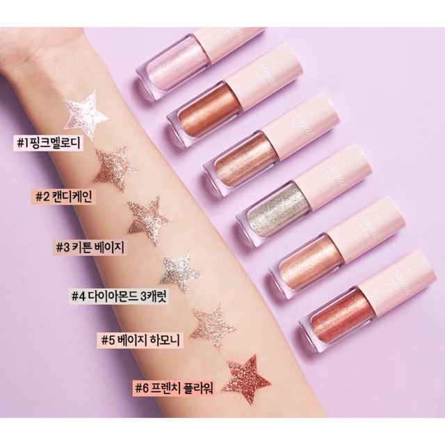 NHŨ MẮT #PERIPERA SUGAR TWINKLE LIQUID SHADOW💝💝