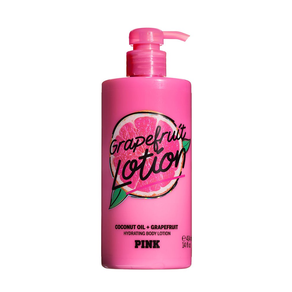 Dưỡng thể Victoria's Secret PINK Coconut Oil body lotion 414ml - Grapefruit Lotion (Mỹ)