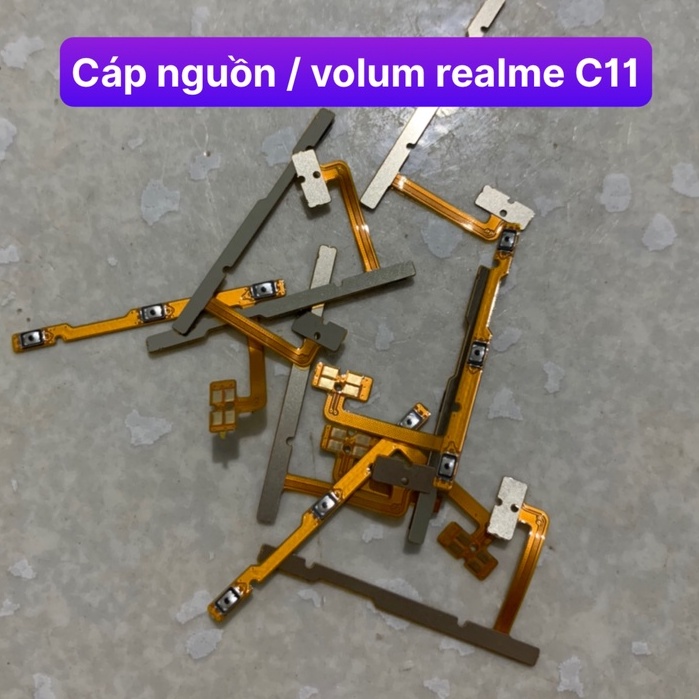 Cáp nguồn liền âm lượng Realme C11 C12 C15 C25