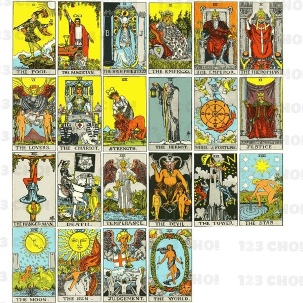 [COMBO 2 IN 1] Bộ  bài Tarot 78 lá phổ biến + Bài Tỷ Phú boardgame học làm giàu