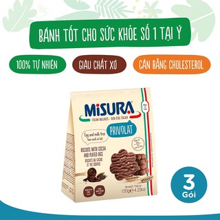 Bánh Quy MISURA Cacao Cốm Gạo