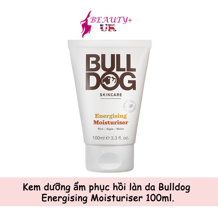 Kem dưỡng ẩm phục hồi làn da Bulldog Energising Moisturiser 100ml