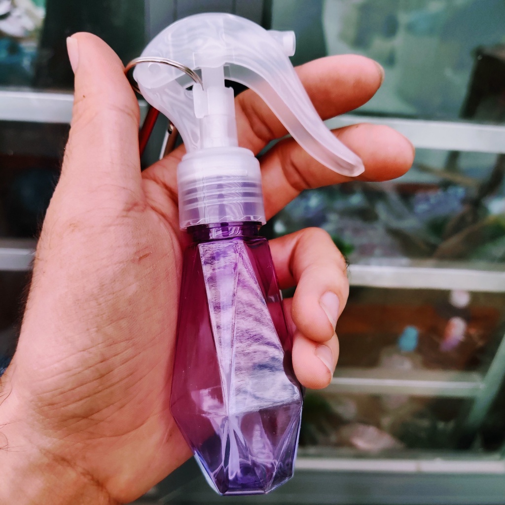 Chai Xịt Cồn Khử Khuẩn 60ml Kim Cương - Có Móc Khoá - Bình Xịt Phun Sương - xịt cồn - Chai xịt khuẩn - treo Chìa Khóa