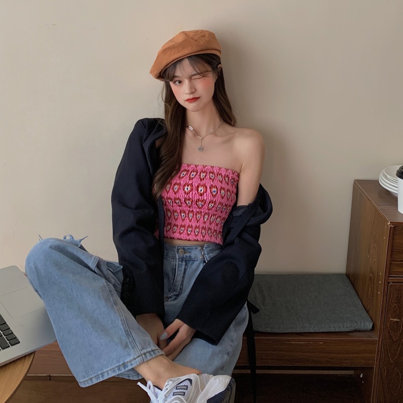 Áo Tank Top Không Tay In Họa Tiết Trái Tim Xinh Xắn Dành Cho Nữ | BigBuy360 - bigbuy360.vn