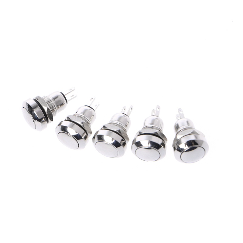 Set 5 Công Tắc Nhấn Mini 8mm 1NO 2 Pin 3A 250V AC