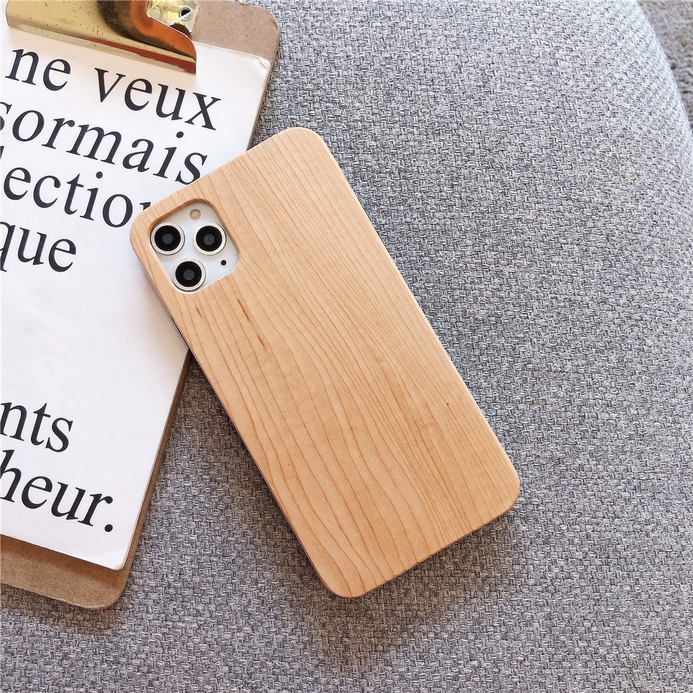 Ốp Điện Thoại TPU + Gỗ Tự Nhiên Cho iPhone 11 12 13 14 Pro Max 13Pro 12Pro 14Pro 14Plus X Xs Max XR 6 6s 7 8 Plus SE 2020