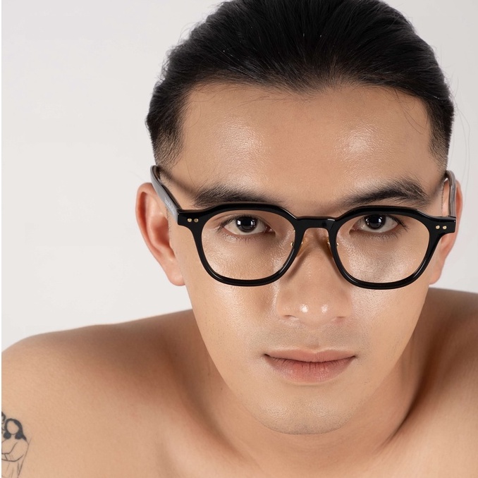 Kính Gọng Nhựa Acetate Thiết Kế Độc Quyền Touchelelis BROWNIA GLASSES, Màu Sắc Cực Độc Không Kén Da