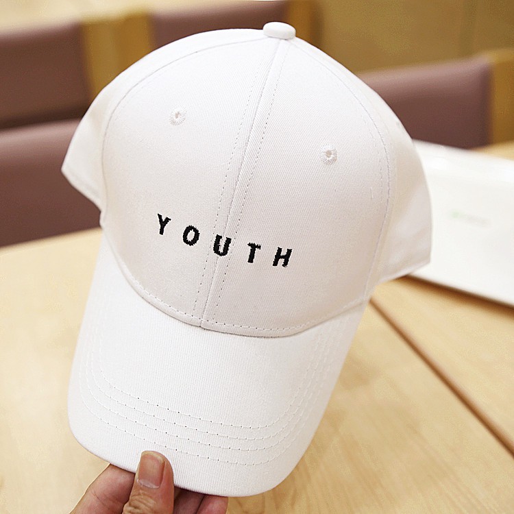 Nón kết / mũ lưỡi trai nam nữ YOUTH phong cách Hàn Quốc hoạt động ngoài trời vải kaki mềm mịn thoáng mát – Obistore N47
