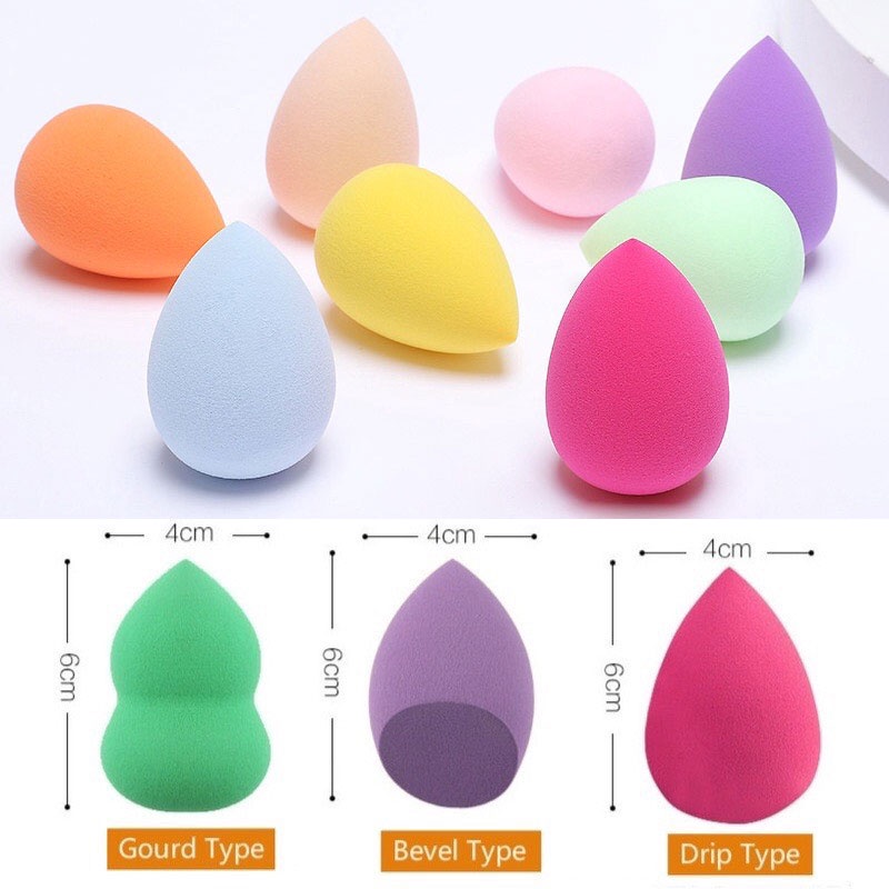 Mút trang điểm giọt nước tán kem nền mềm mịn Lamdep24g
