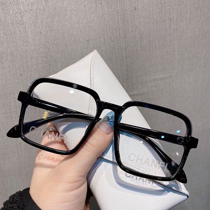 Mắt kính gọng vuông oversize màu sắc ngọt ngào thời trang phong cách cho nam và nữ