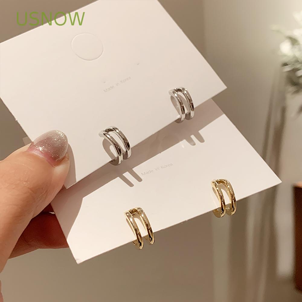 Khuyên Tai Hình Chữ C Bằng Hợp Kim Phong Cách Thời Trang Dành Cho Nữ