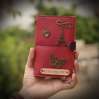 Ví đựng passport cover, sổ mini a6 cute dễ thương, ví đựng thẻ handmade đa năng all in 1 (chat để làm theo yêu cầu)