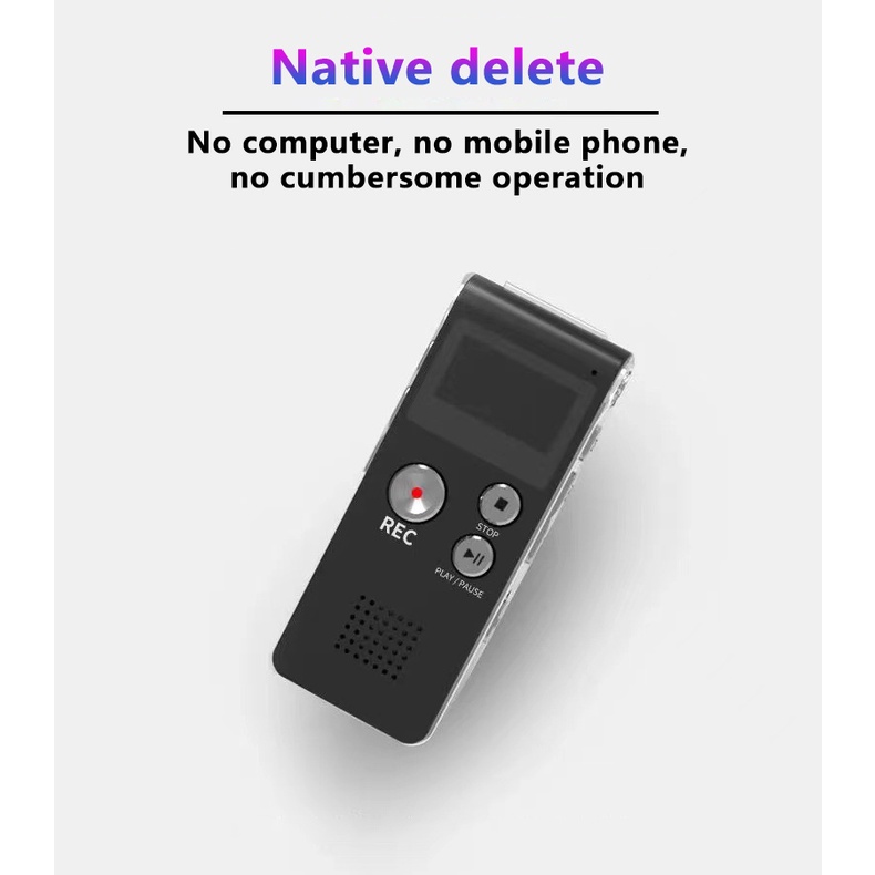 Máy Ghi Âm Giọng Nói Mini Siêu Nhỏ SK 99 Bộ Nhớ 8GB - Ghi Âm Liên Tục 96 Giờ Dễ Dàng Sử Dụng Với 1 Nút Bấm