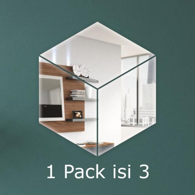 1 Gói 3 Gương Acrylic Trang Trí Tường Kính | BigBuy360 - bigbuy360.vn