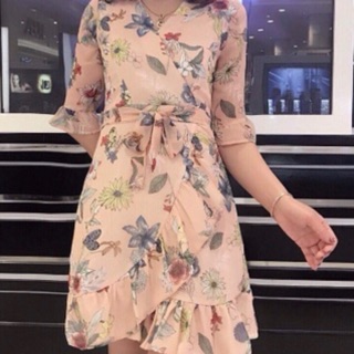 Váy đai hồng- Xoài Boutique