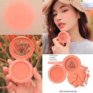 Má Hồng 3CE Soft Salmon Cam Cháy