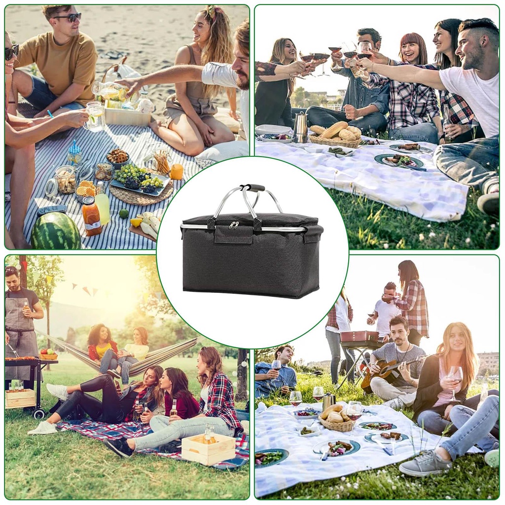 Túi Làm Lạnh Đựng Đồ Có Thể Gấp Gọn Tiện Dụng