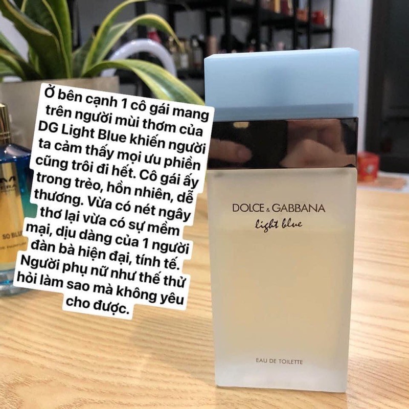 [REAL] Nước Hoa Dolce & Gabbana Light Blue 🌸nhẹ nhàng - tinh tế - cuốn hút🌸